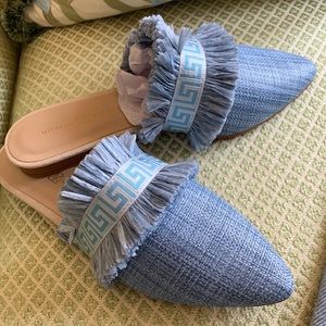 Brand new Michelle McDowell mules. Never worn